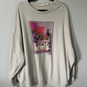 Levi's Beige Sweatshirt